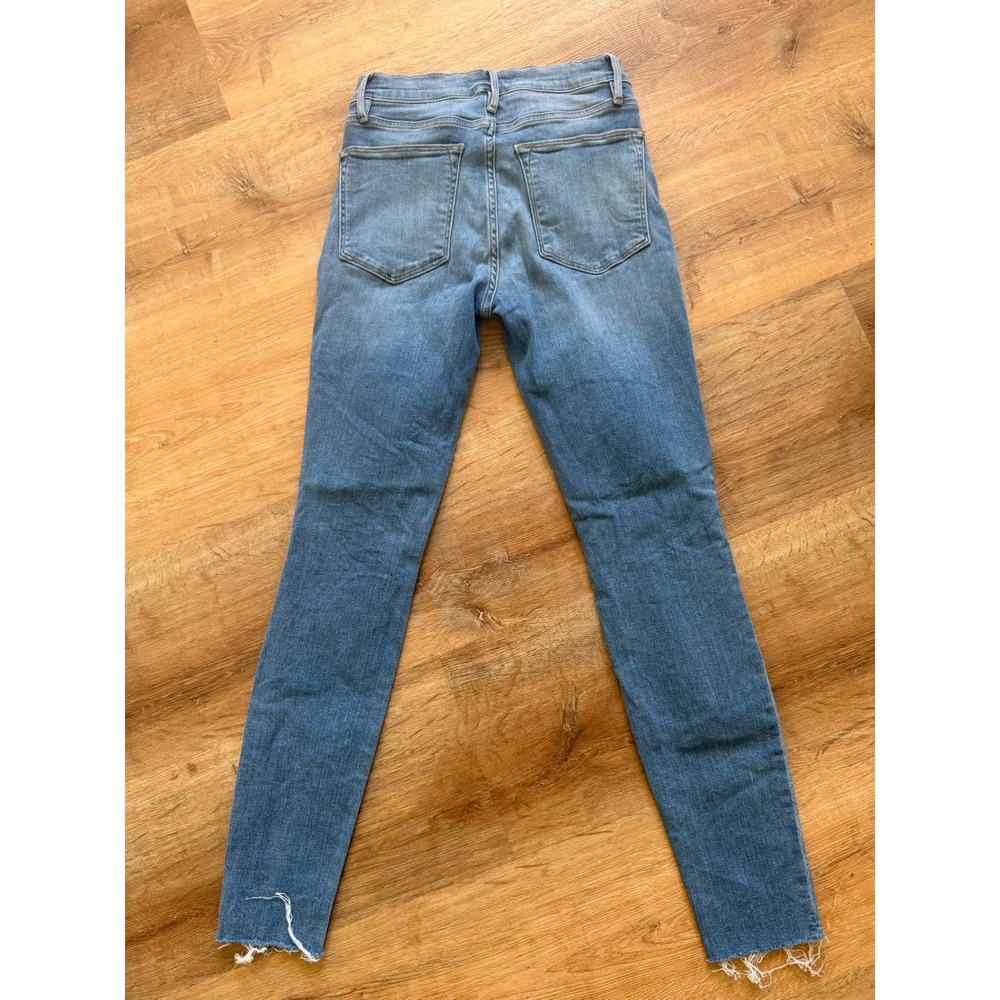 Frame Le High Skinny Distressed Denim - Picture 5 of 6